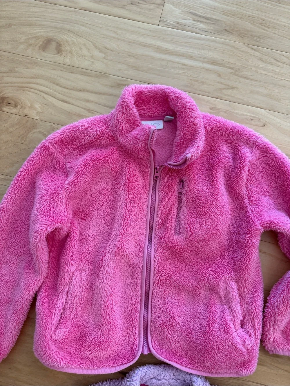 GAP Kids Plush Fleece Zip & Pullover - Bright Pink & Light Lavender